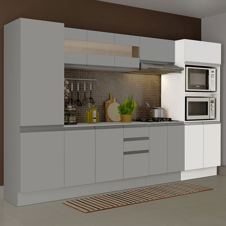 Torre Quente Para 2 Fornos 100% MDF Branco Smart Madesa