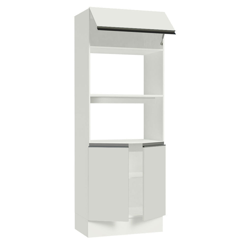 Torre Quente Para 2 Fornos 100% MDF Branco Smart Madesa