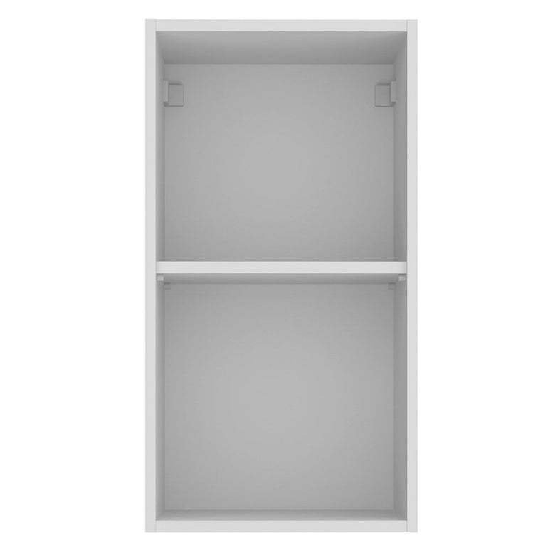 Armário Aéreo Madesa Stella 35 cm 1 Porta Branco/Rustic