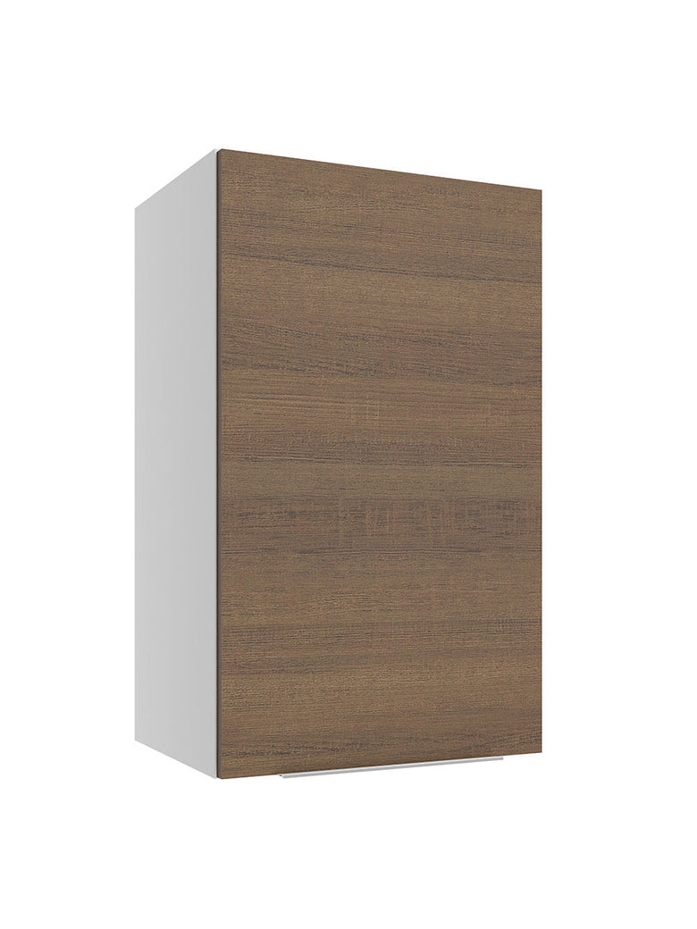 Armário Aéreo Madesa Stella 40 cm 1 Porta Branco/Rustic