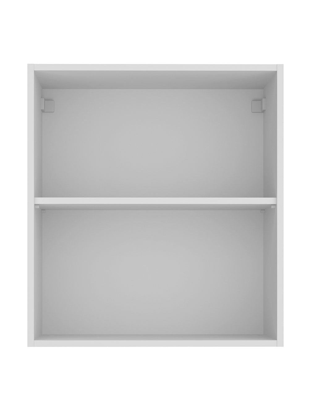 Armário Aéreo Madesa Stella 60 cm 1 Porta Branco/Rustic