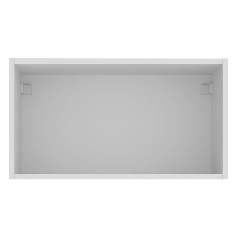 Armário Aéreo Madesa Stella 60 cm 1 Porta Basculante Branco/Rustic