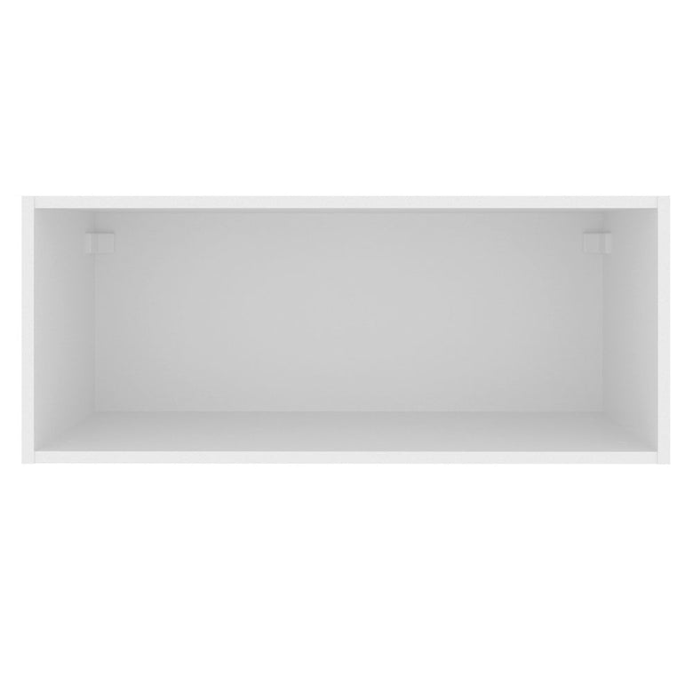 Armário Aéreo Madesa Stella 80 cm 1 Porta Basculante Branco/Rustic