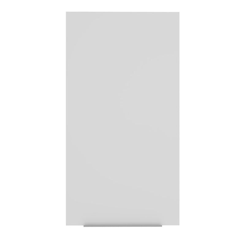 Armário Aéreo Madesa Stella 35 cm 1 Porta Rustic/Branco