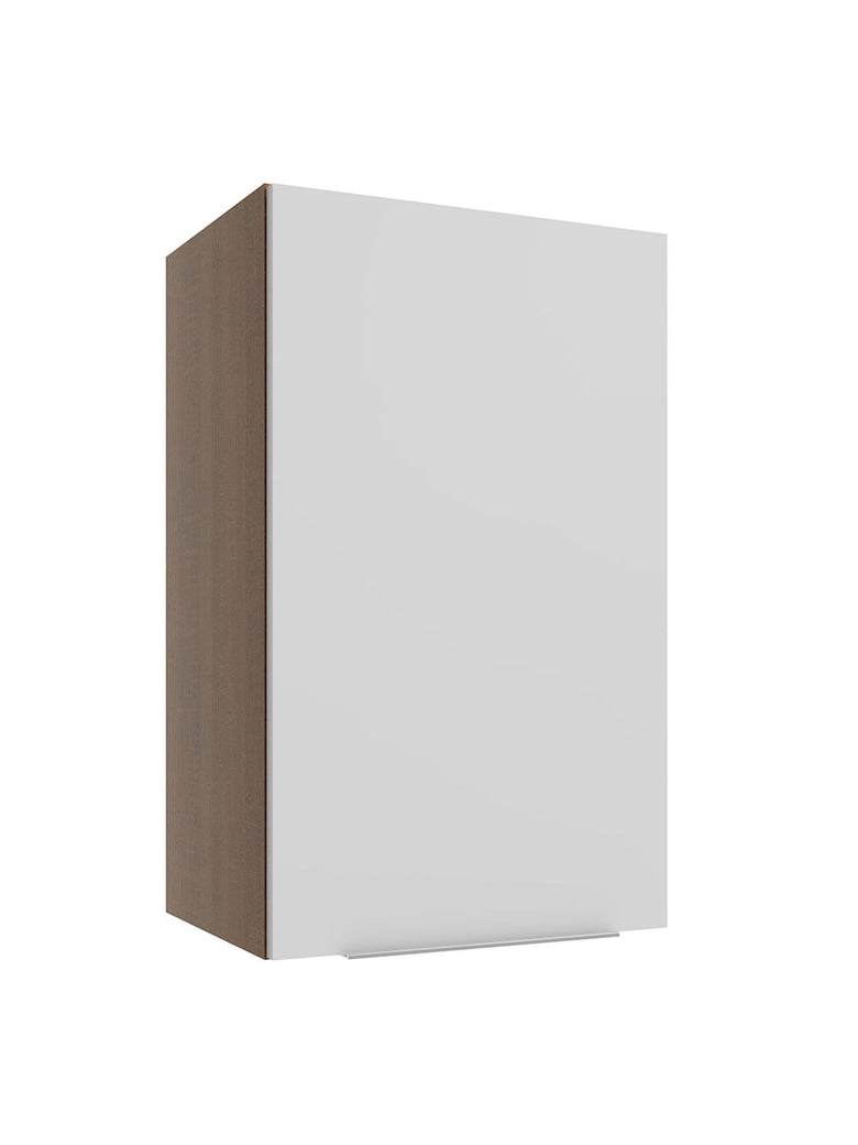 Armário Aéreo Madesa Stella 40 cm 1 Porta Rustic/Branco