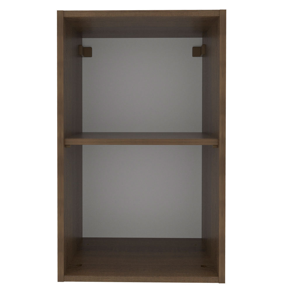 Armário Aéreo Madesa Stella 40 cm 1 Porta Rustic/Branco