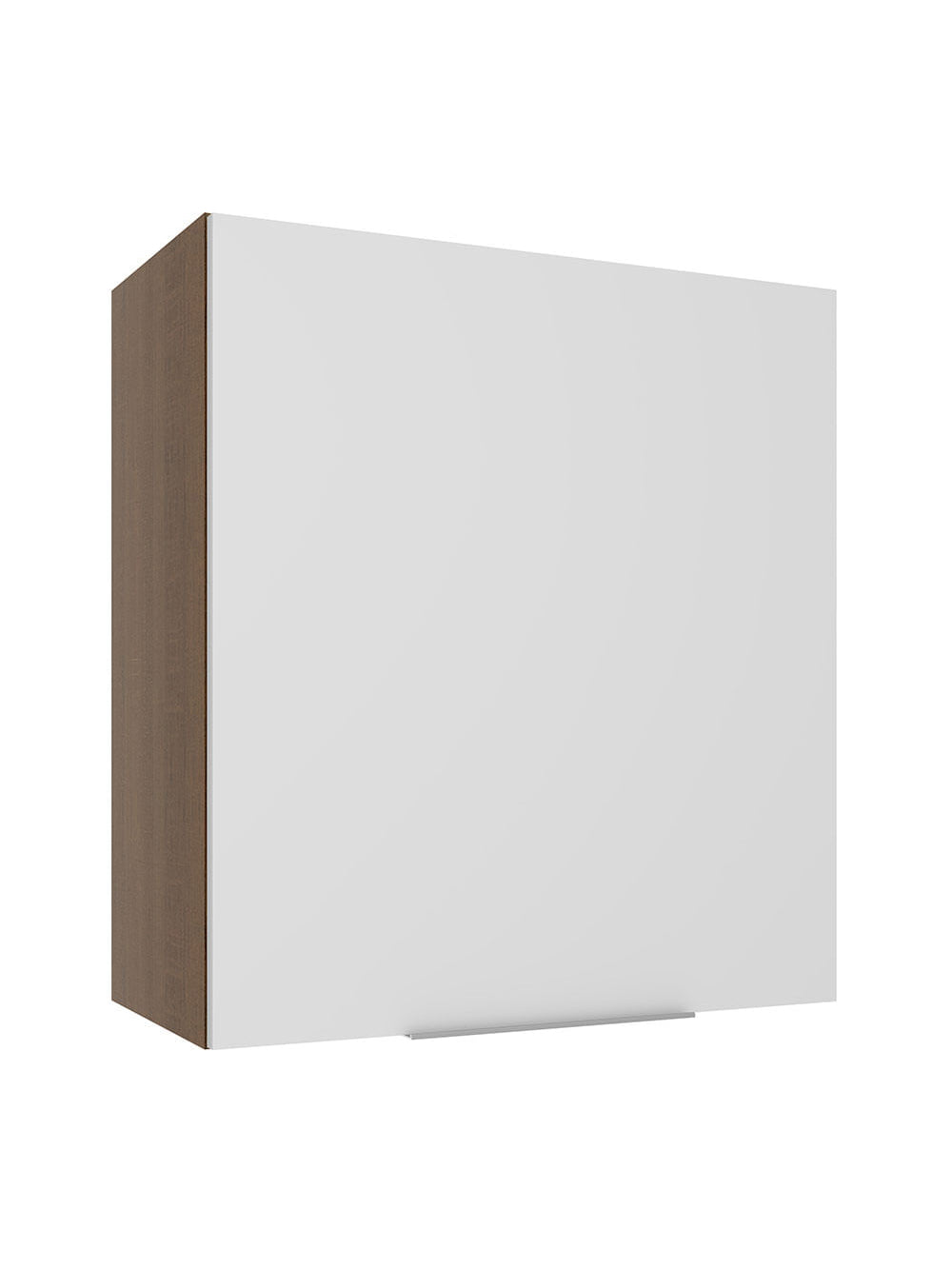 Armário Aéreo Madesa Stella 60 cm 1 Porta Rustic/Branco - Rustic/Branco