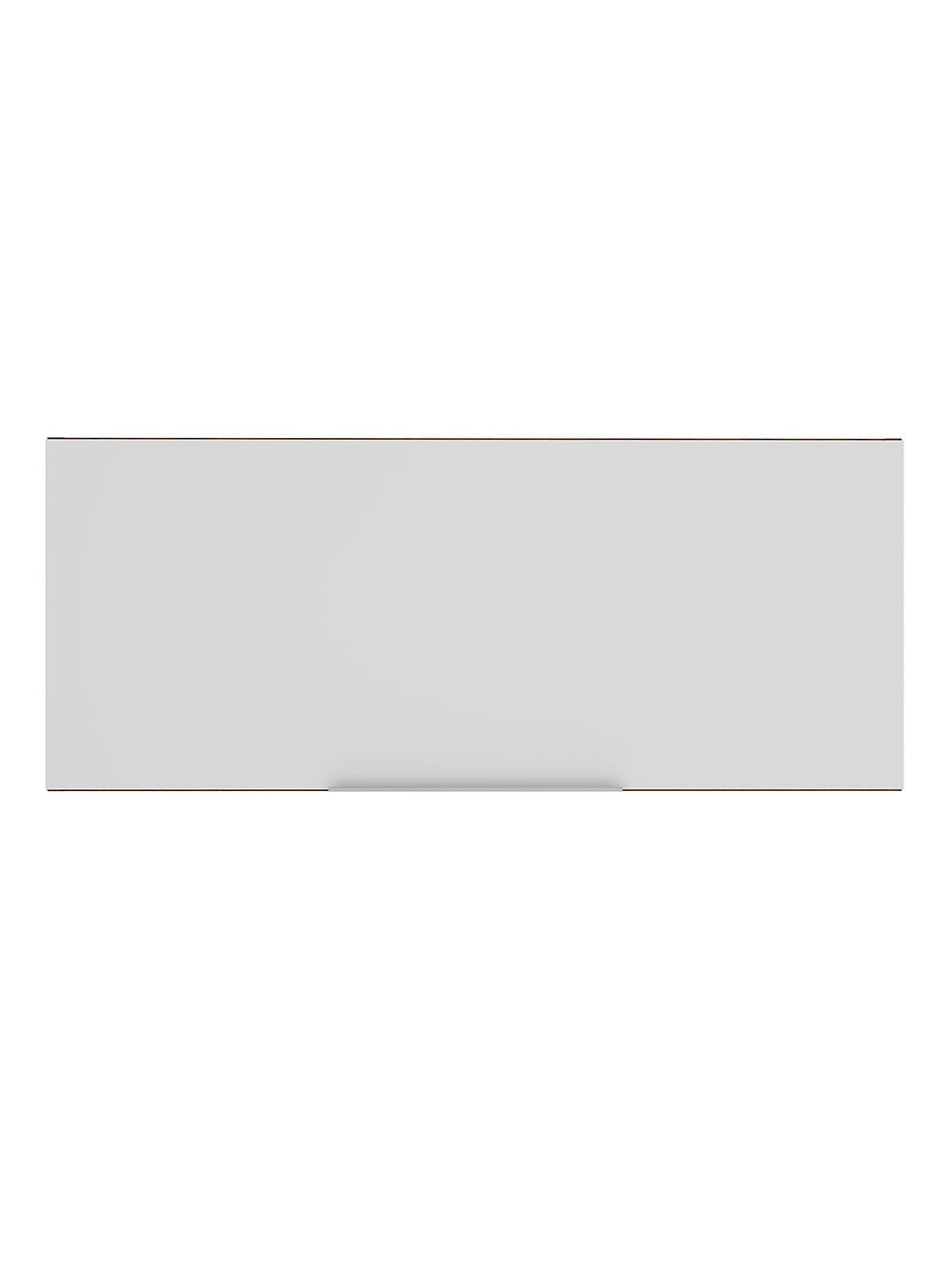 Armário Aéreo Madesa Stella 80 cm 1 Porta Basculante Rustic/Branco