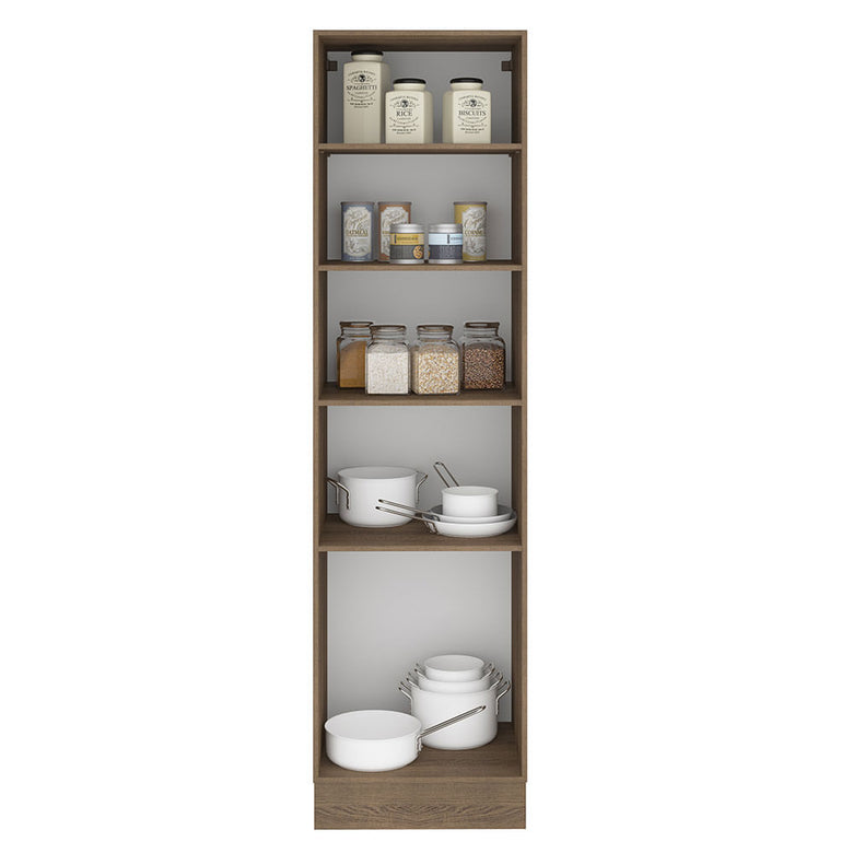 Paneleiro Madesa Stella 60 cm 3 Portas Rustic/Branco