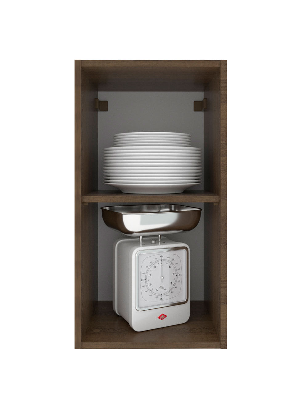 Armário Aéreo Madesa Stella 35 cm 1 Porta Rustic