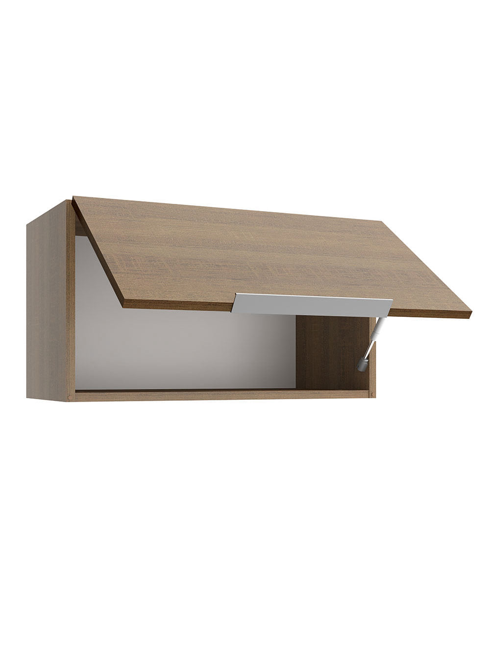 Armário Aéreo Madesa Stella 60 cm 1 Porta Basculante Rustic