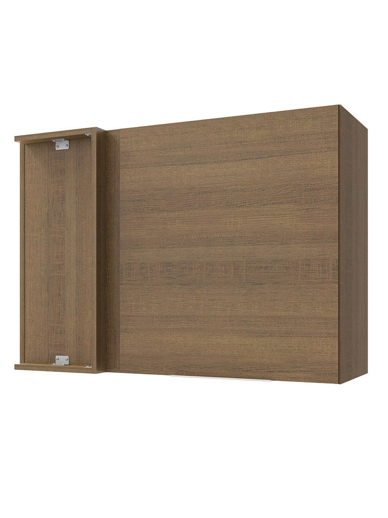 Armário Aéreo de Canto Madesa Stella 1 Porta Rustic