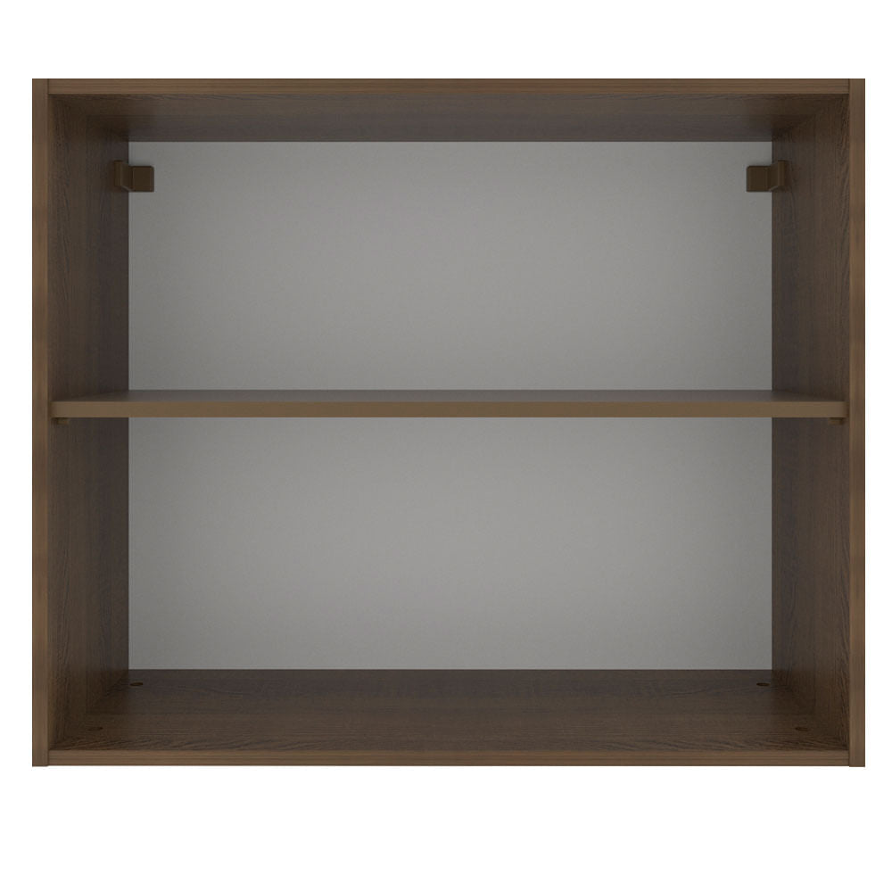 Armário Aéreo Madesa Stella 80 cm 2 Portas Rustic