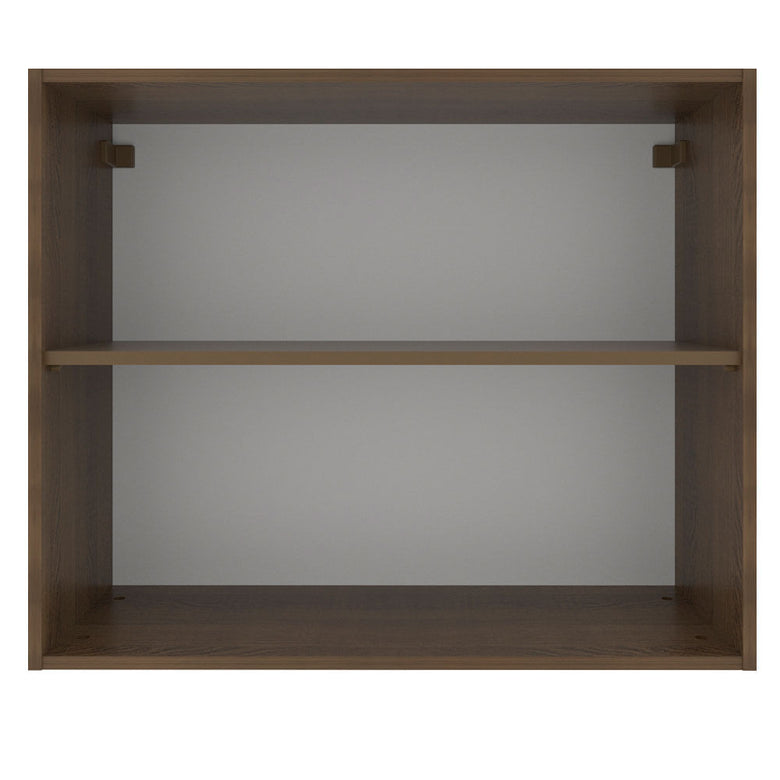 Armário Aéreo Madesa Stella 80 cm 2 Portas Rustic