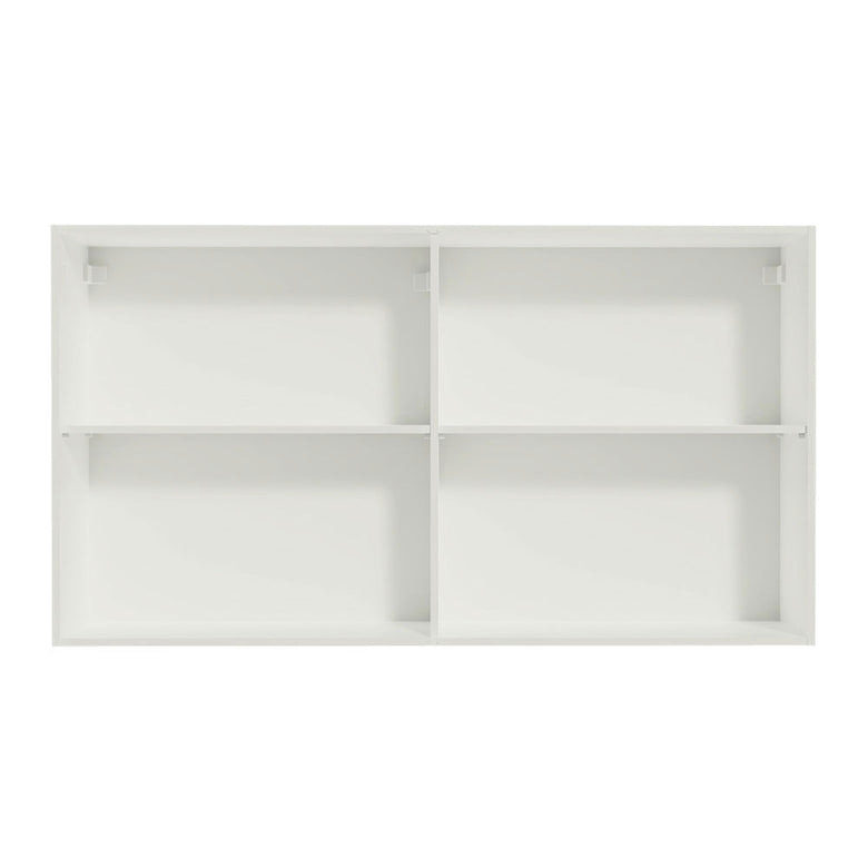 Armário Aéreo Madesa Reims 120 cm 2 Portas Branco