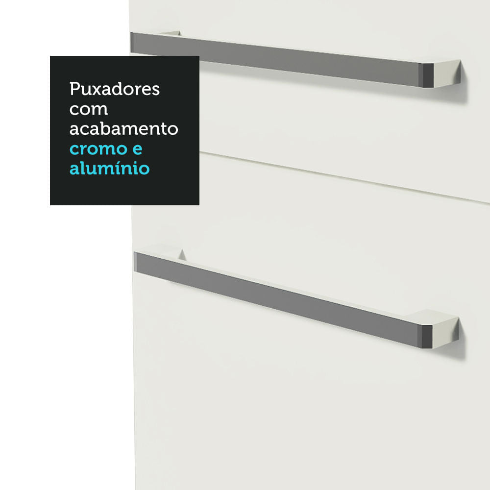 Paneleiro Madesa Emilly 2 Portas Branco