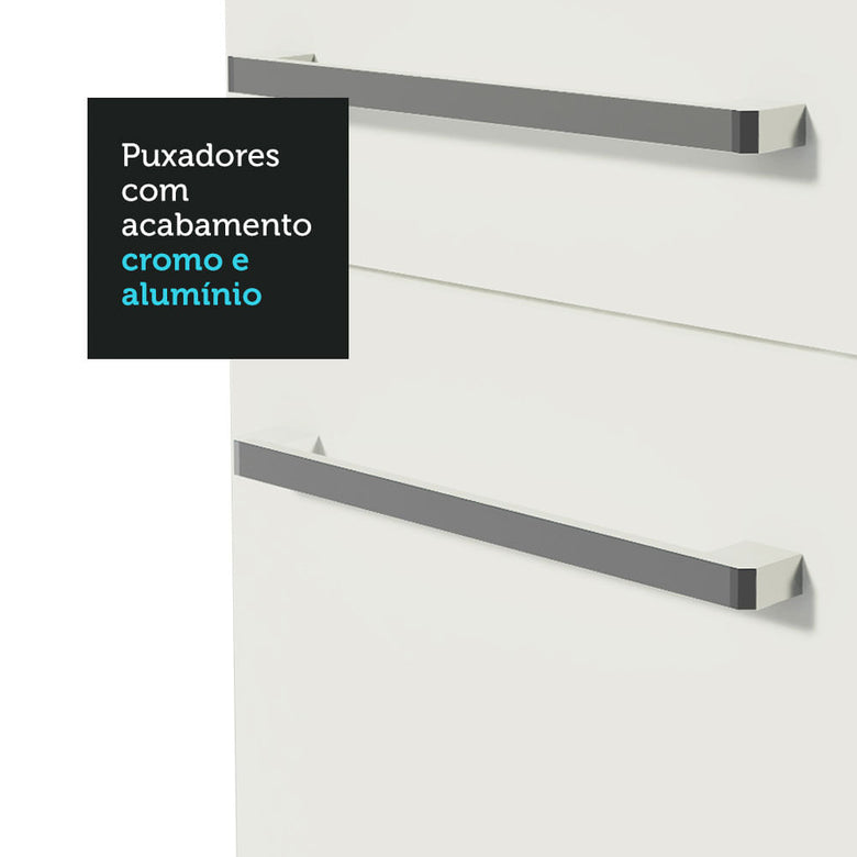 Paneleiro Madesa Emilly 2 Portas Branco