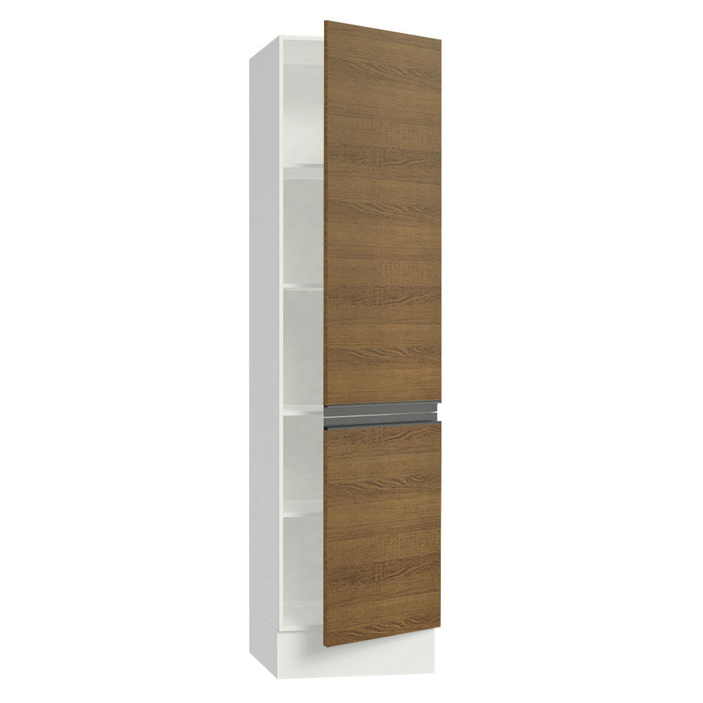 Paneleiro Madesa Smart 2 Portas Branco/Rustic