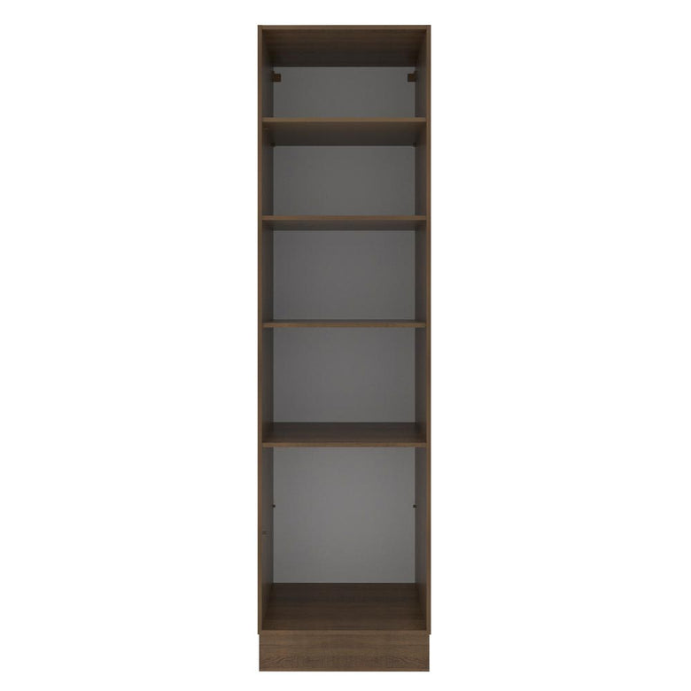 Paneleiro Madesa Agata 60 cm 3 Portas Rustic/Cinza