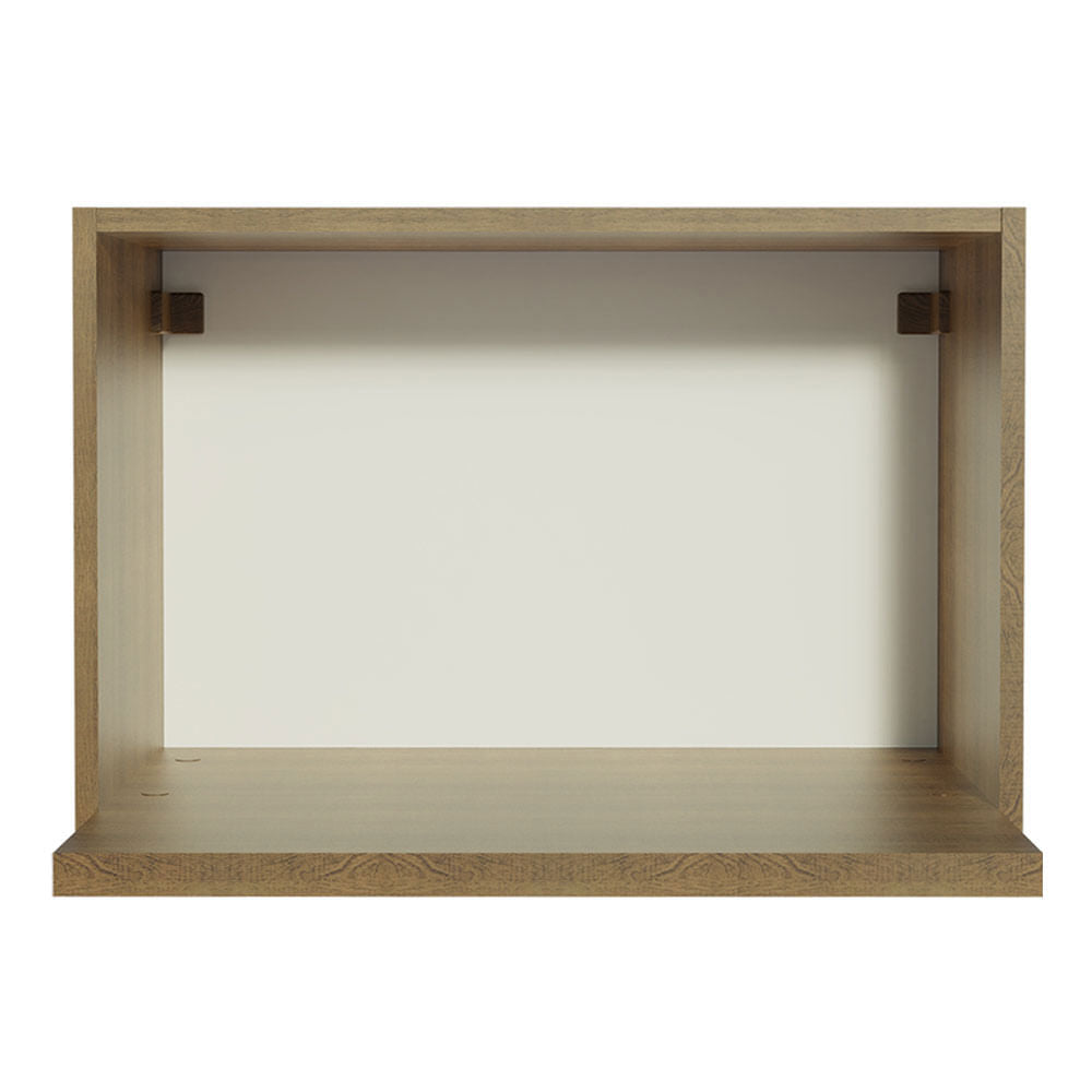 Armário Aéreo 60 cm Nicho para Microondas e Forno Elétrico Rustic Madesa