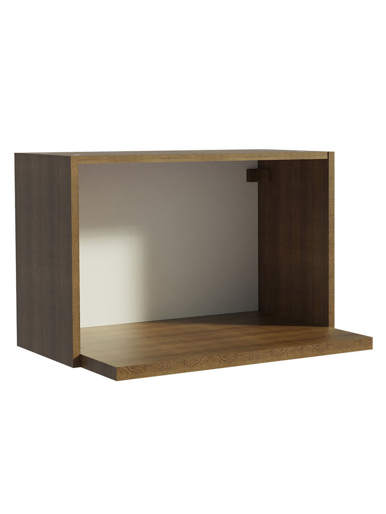 Armário Aéreo 60 cm Nicho para Microondas e Forno Elétrico Rustic Madesa