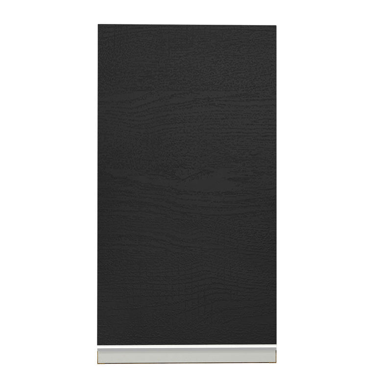 Armário Aéreo Madesa Glamy 35 cm 1 Porta Rustic/Preto