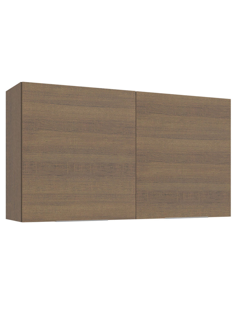 Armário Aéreo Madesa Stella 120 cm 2 Portas Rustic