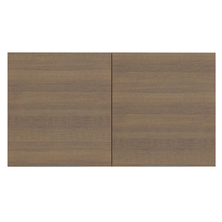 Armário Aéreo Madesa Stella 120 cm 2 Portas Rustic