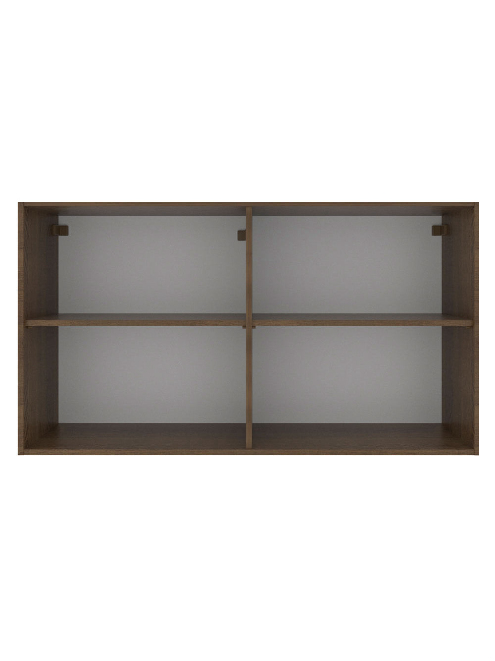 Armário Aéreo Madesa Stella 120 cm 2 Portas Rustic