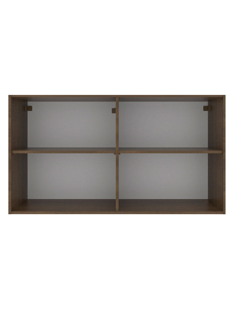 Armário Aéreo Madesa Stella 120 cm 2 Portas Rustic