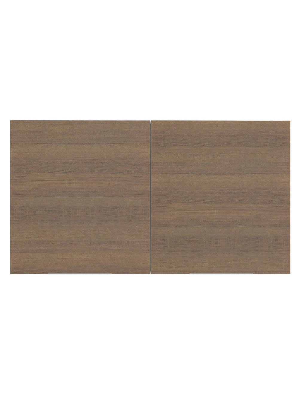 Armário Aéreo Madesa Stella 120 cm 2 Portas Branco/Rustic