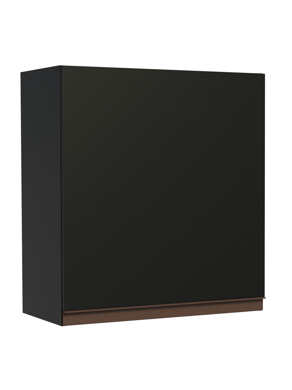 Armário Aéreo Madesa Reims 60 cm 1 Porta Preto - Preto