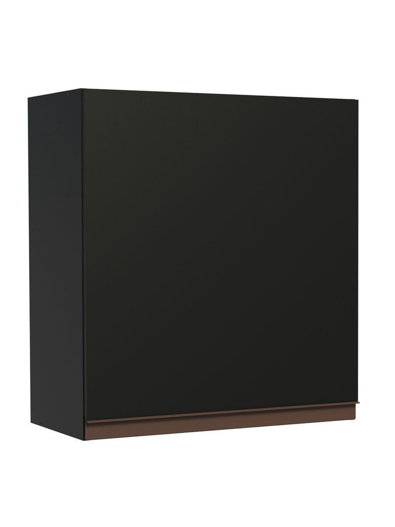 Armário Aéreo Madesa Reims 60 cm 1 Porta Preto
