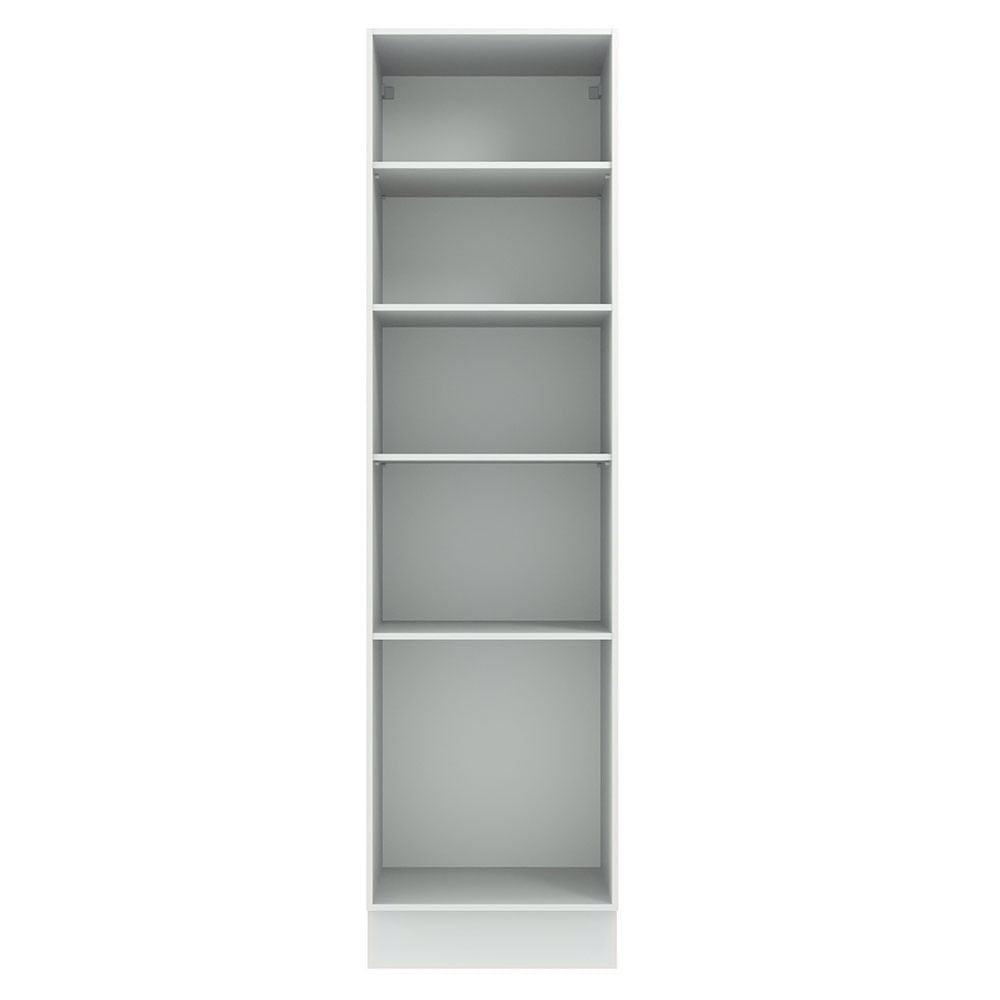 Paneleiro Madesa Agata 60 cm 3 Portas Branco/Preto