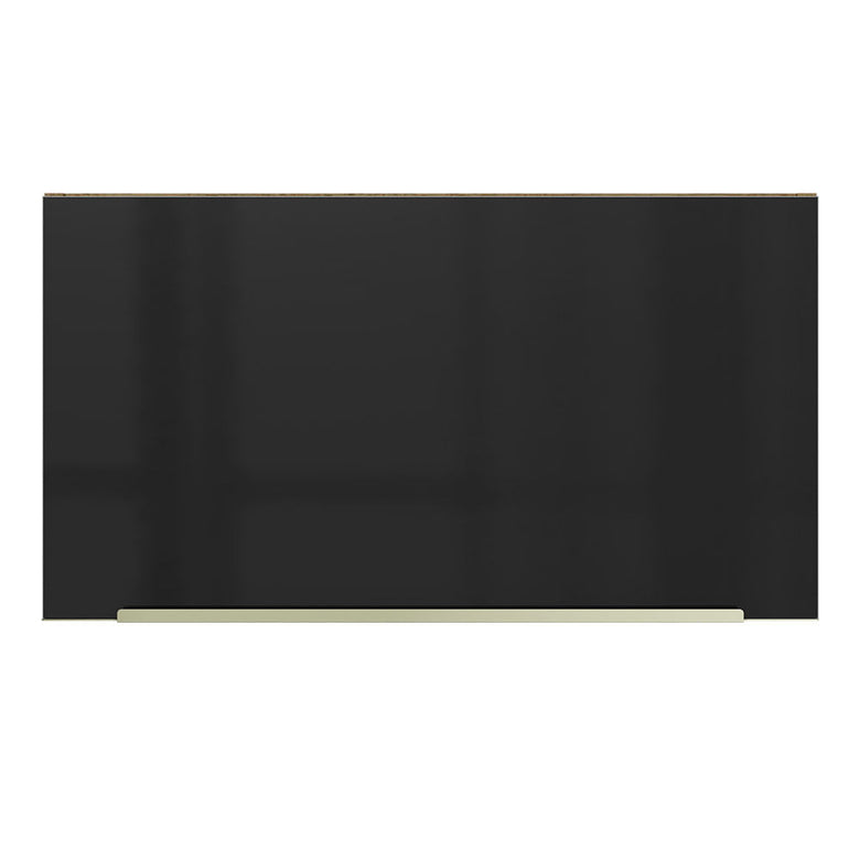 Armário Aéreo Madesa Lux 60 cm 1 Porta Basculante Rustic/Preto