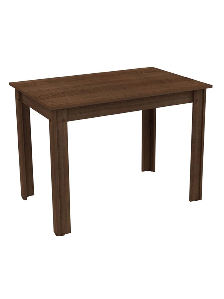Mesa de Jantar Madesa Retangular Tampo de Madeira 5258B Rustic