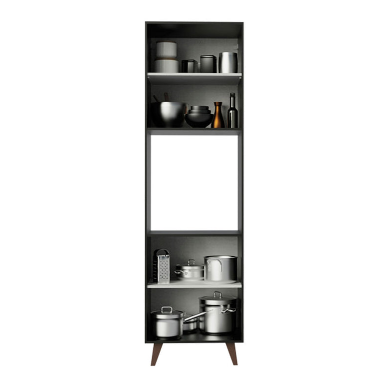 Torre Quente Madesa Reims 60 cm 2 Portas Preto