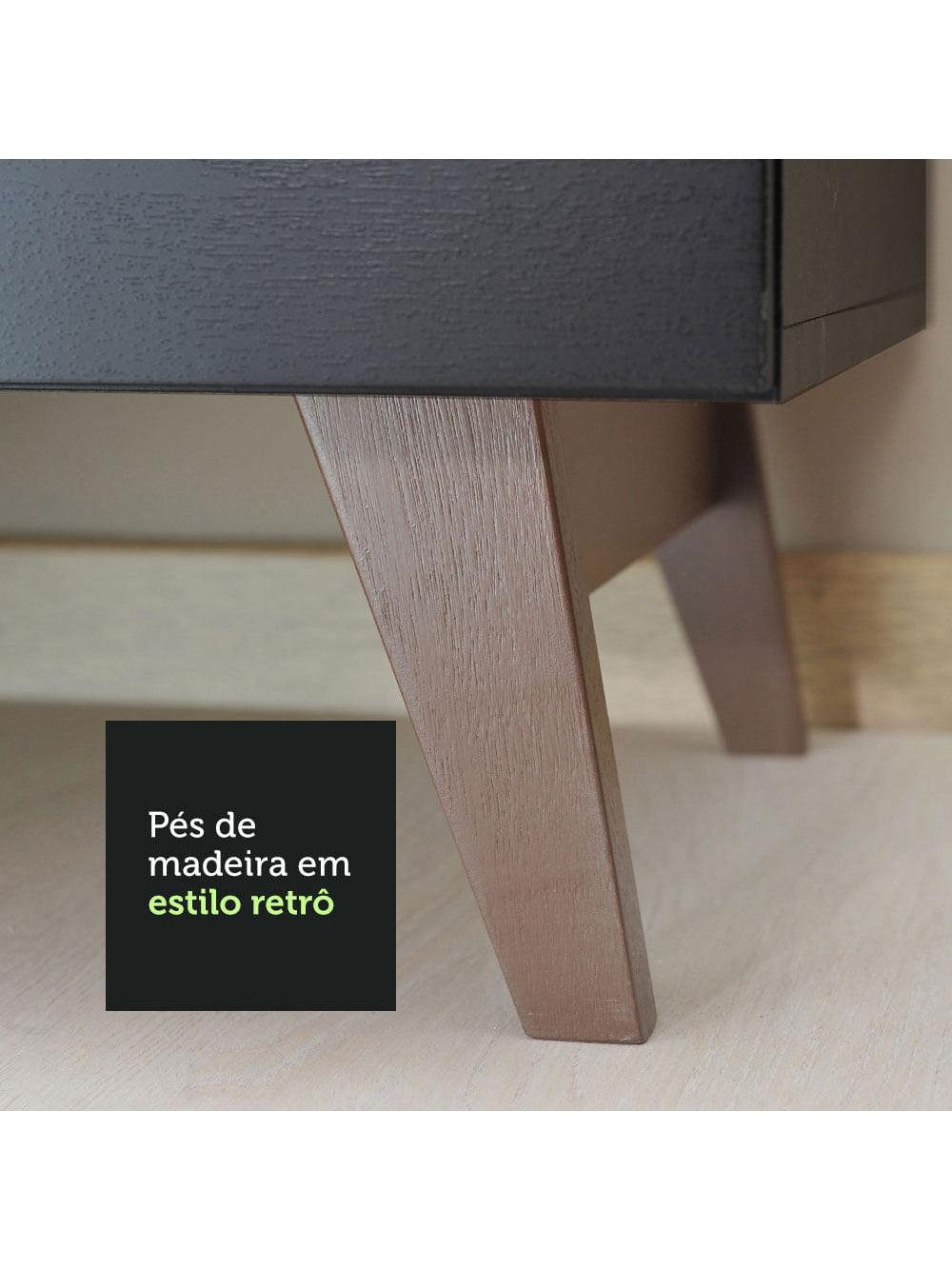 Armário de Cozinha Completa 235cm Preto Reims Madesa 02