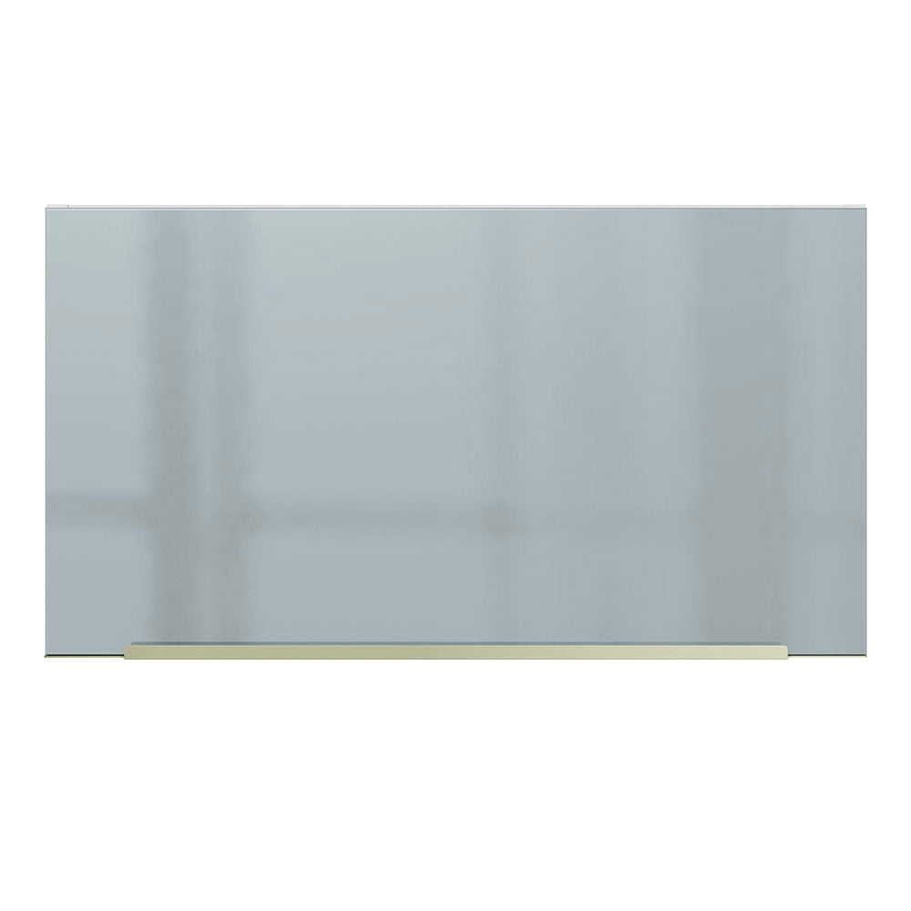 Armário Aéreo Madesa Lux 60 cm 1 Porta Basculante Branco/Cinza