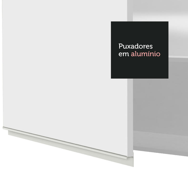 Armário Aéreo Madesa Glamy 35 cm 1 Porta Branco