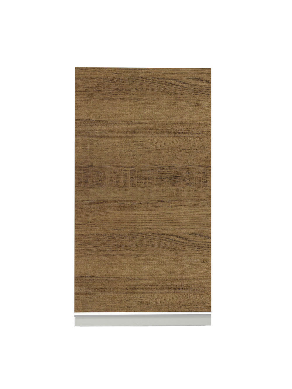 Armário Aéreo Madesa Glamy 35 cm 1 Porta Branco/Rustic