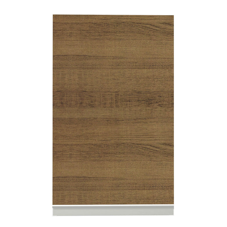 Armário Aéreo Madesa Glamy 40 cm 1 Porta Branco/Rustic