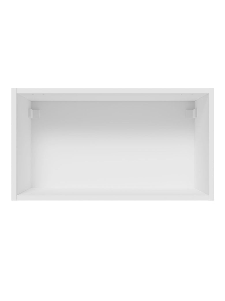 Armário Aéreo Madesa Glamy 60 cm 1 Porta Basculante Branco/Rustic