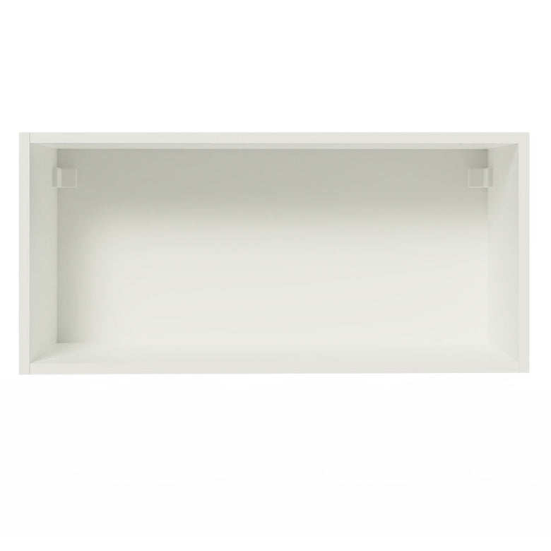 Armário Aéreo de Cozinha Madesa Stella 70 cm 1 Porta Basculante Branco/Rustic