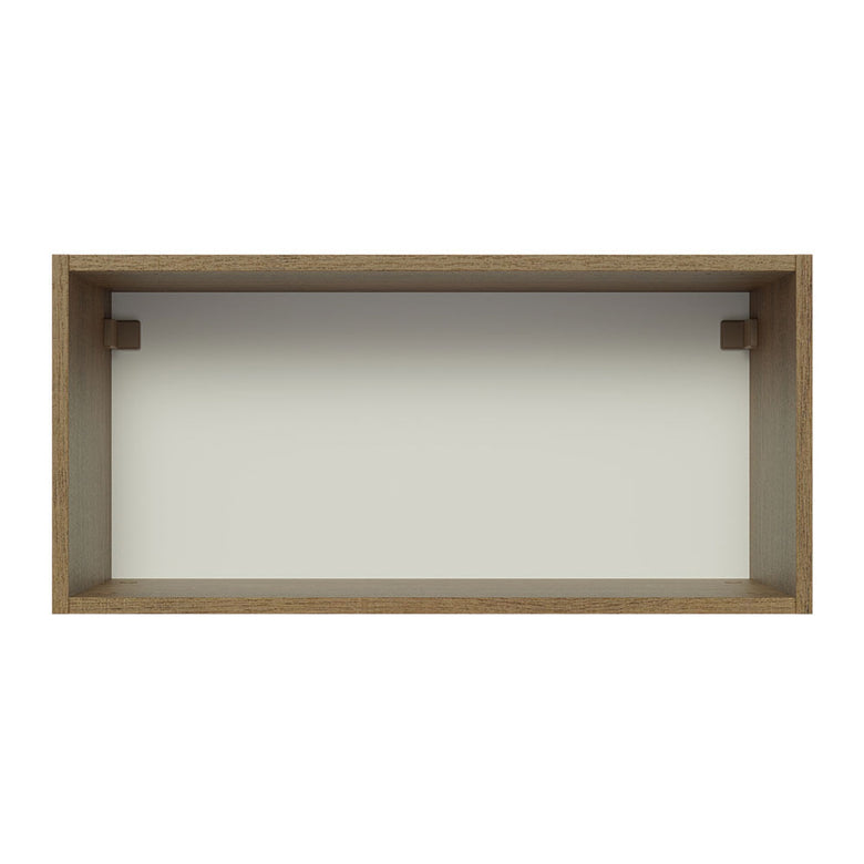 Armário Aéreo de Cozinha Madesa Glamy 70 cm 1 Porta Basculante Rustic
