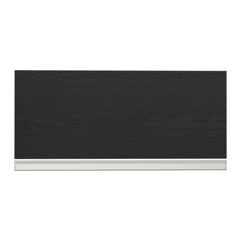 Armário Aéreo de Cozinha Madesa Glamy 70 cm 1 Porta Basculante Rustic/Preto