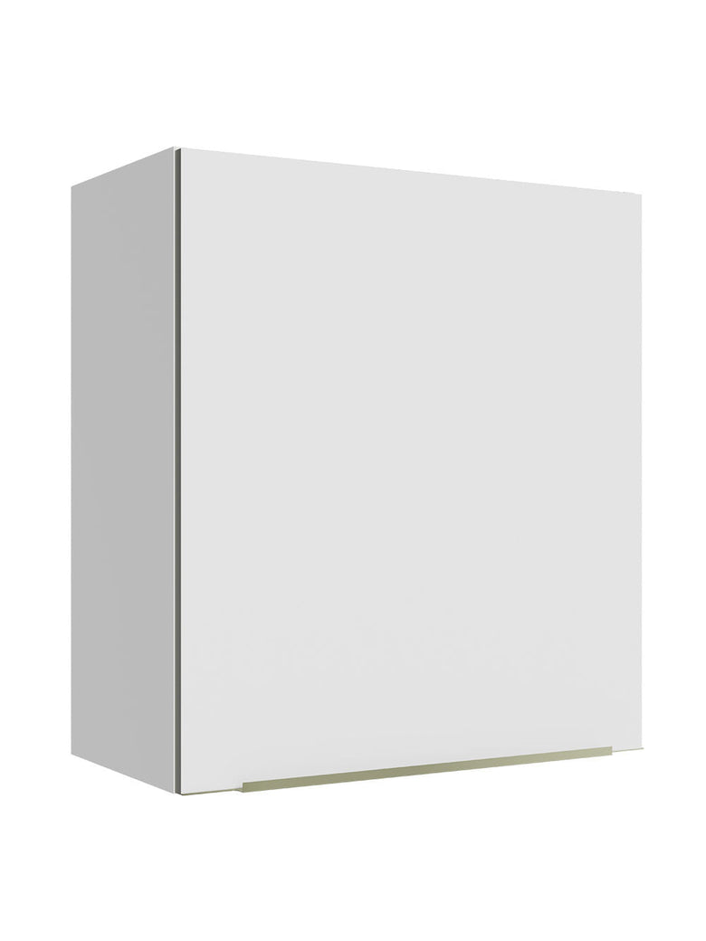 Armário Aéreo Madesa Lux 60 cm 1 Porta Branco/Branco Veludo