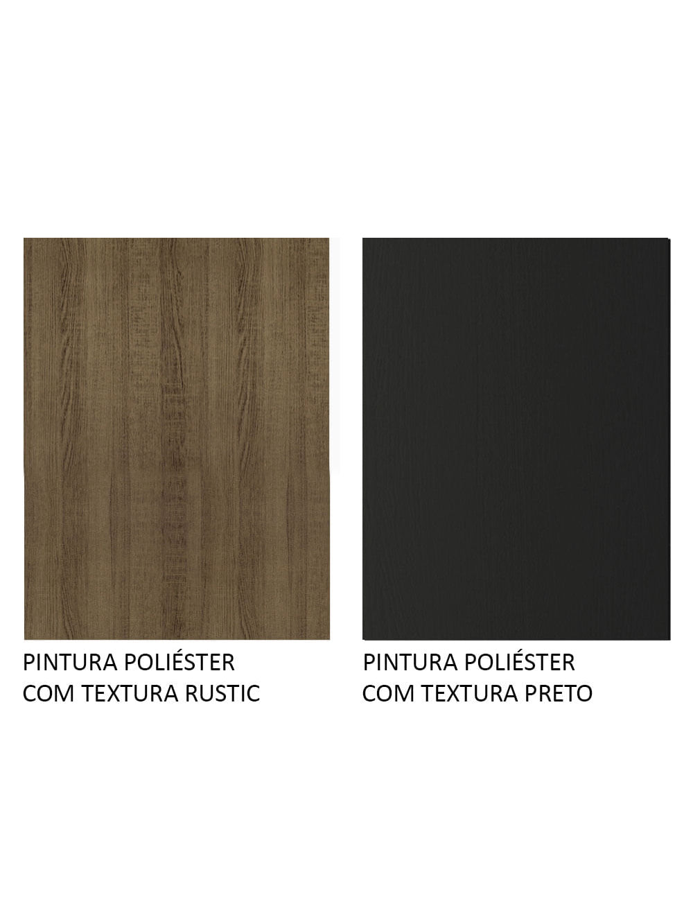 Armário de Cozinha Completa 229cm Rustic/Preto Emilly Fit Madesa 03