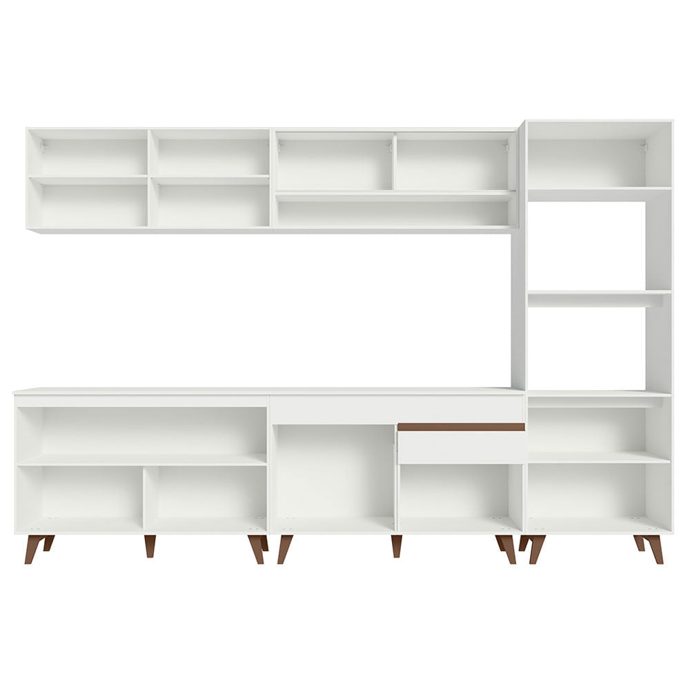 Armário de Cozinha Completa 310cm Branco Reims Madesa 02