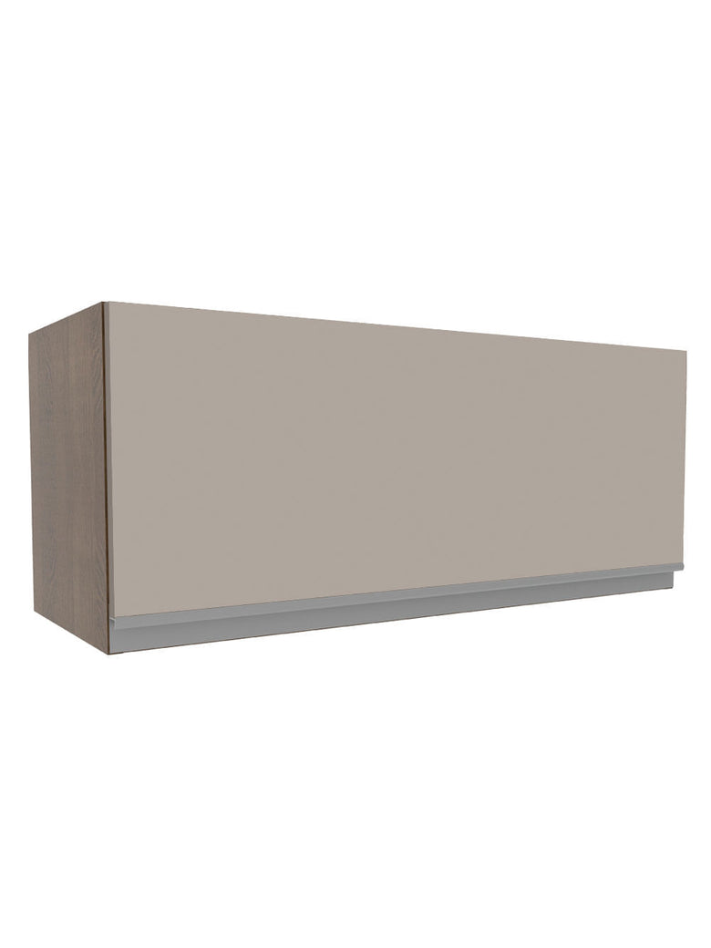 Armário Aéreo Madesa Glamy 80 cm 1 Porta Basculante Rustic/Crema